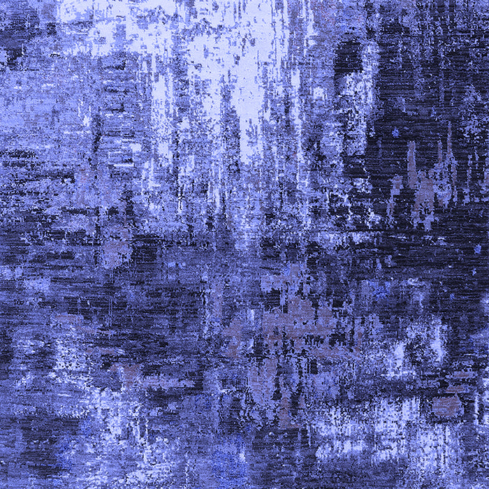 Oriental Blue Industrial Rug, urb2746blu