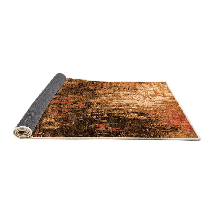 Sideview of Oriental Orange Industrial Rug, urb2746org