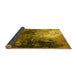 Sideview of Oriental Yellow Industrial Rug, urb2746yw