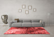 Industrial Red Washable Rugs