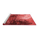 Industrial Red Washable Rugs