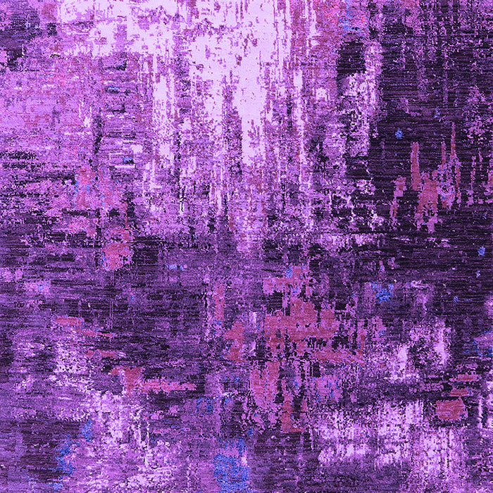 Machine Washable Oriental Purple Industrial Area Rugs, wshurb2746pur