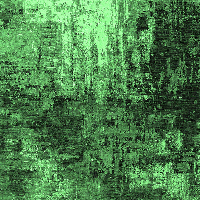 Machine Washable Oriental Emerald Green Industrial Area Rugs, wshurb2746emgrn