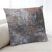 Lifestyle Image of Mid-Century Modern Urban Square Western Charcoal Gray Throw Pillow, 18 inch by 18 inch, pwurb2746