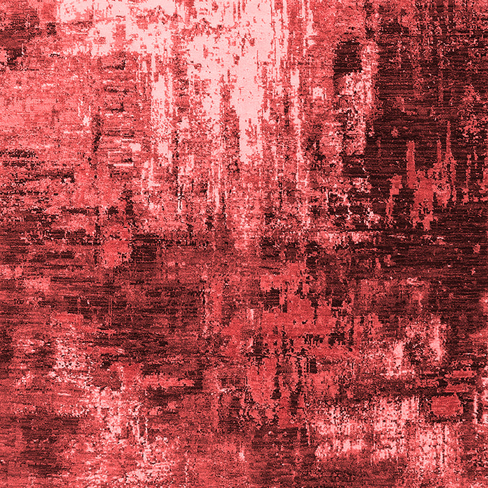 Machine Washable Oriental Red Industrial Rug, wshurb2746red