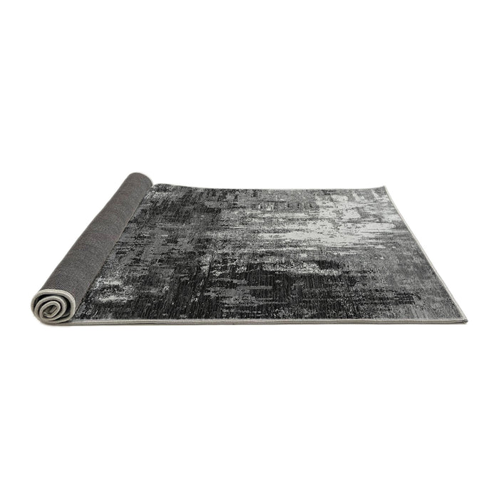Sideview of Oriental Gray Industrial Rug, urb2746gry