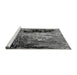 Sideview of Machine Washable Oriental Gray Industrial Rug, wshurb2747gry