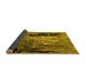 Sideview of Oriental Yellow Industrial Rug, urb2747yw