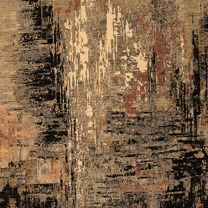 Oriental Brown Industrial Rug, urb2747brn