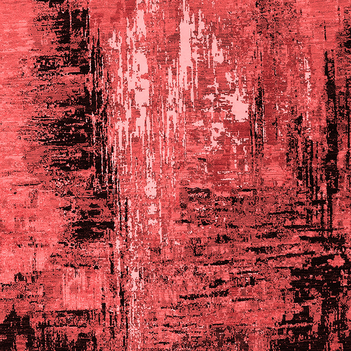 Machine Washable Oriental Red Industrial Rug, wshurb2747red