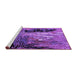 Sideview of Machine Washable Oriental Purple Industrial Area Rugs, wshurb2747pur