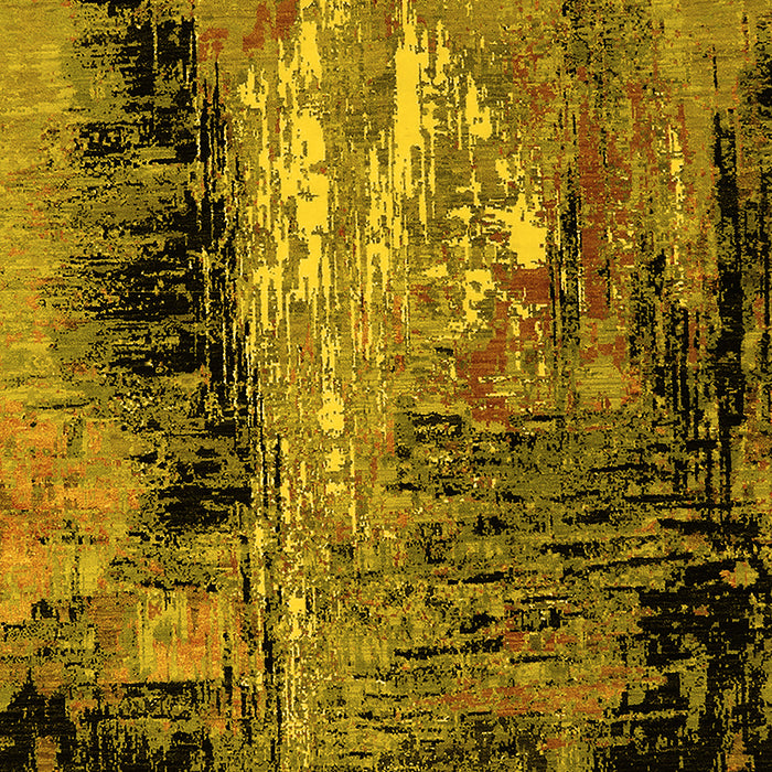 Oriental Yellow Industrial Rug, urb2747yw