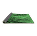 Sideview of Oriental Emerald Green Industrial Rug, urb2747emgrn