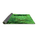 Sideview of Oriental Green Industrial Rug, urb2747grn