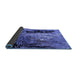 Sideview of Oriental Blue Industrial Rug, urb2747blu