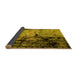 Sideview of Oriental Yellow Industrial Rug, urb2748yw