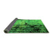 Sideview of Oriental Green Industrial Rug, urb2748grn