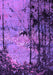 Machine Washable Oriental Purple Industrial Area Rugs, wshurb2748pur