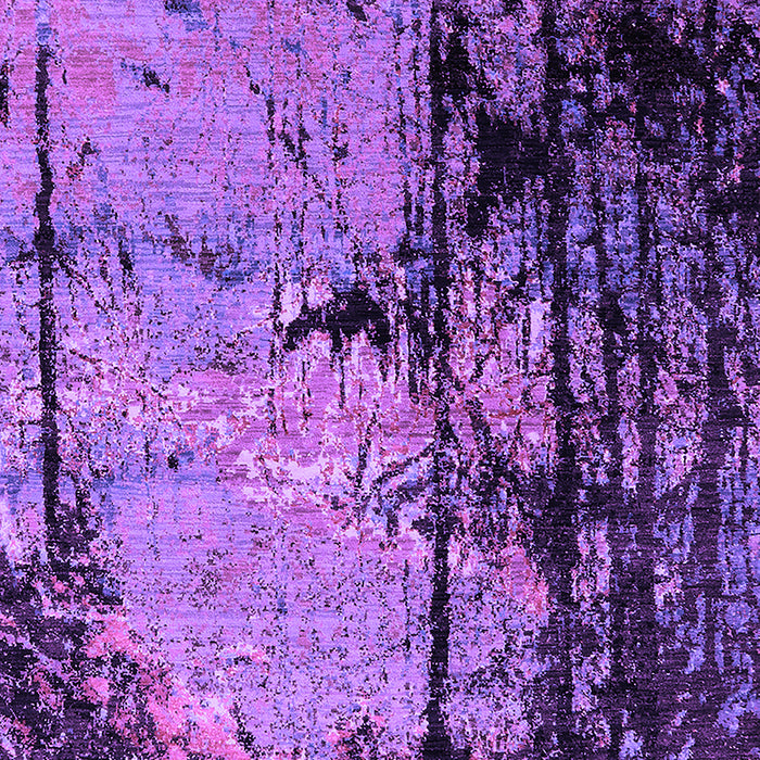 Machine Washable Oriental Purple Industrial Area Rugs, wshurb2748pur