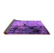 Sideview of Oriental Purple Industrial Rug, urb2748pur