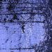 Square Machine Washable Oriental Blue Industrial Rug, wshurb2748blu