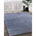 Machine Washable Industrial Modern Columbia Blue Rug in a Family Room, wshurb2749