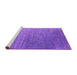 Sideview of Machine Washable Oriental Purple Industrial Area Rugs, wshurb2749pur