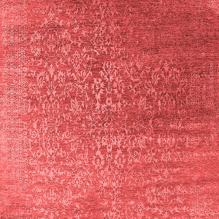 Machine Washable Oriental Red Industrial Rug, wshurb2749red