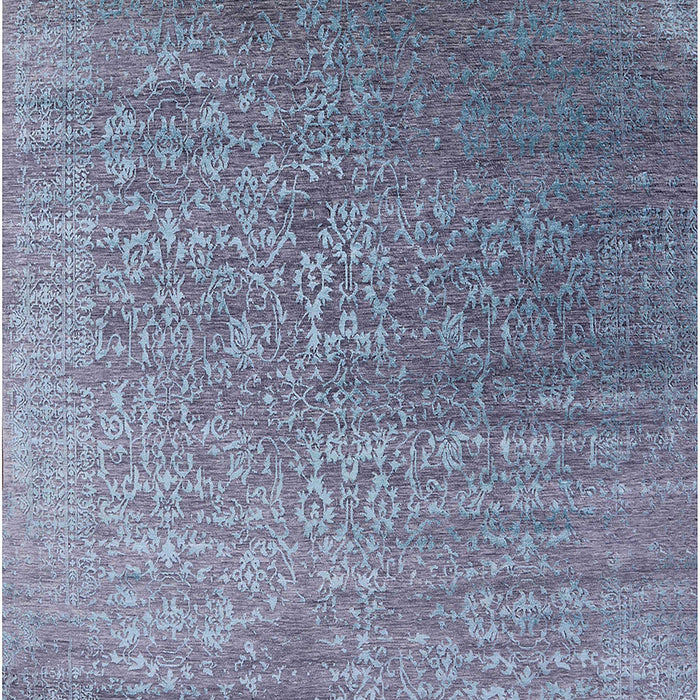 Mid-Century Modern Columbia Blue Oriental Rug, urb2749