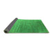 Sideview of Oriental Green Industrial Rug, urb2749grn