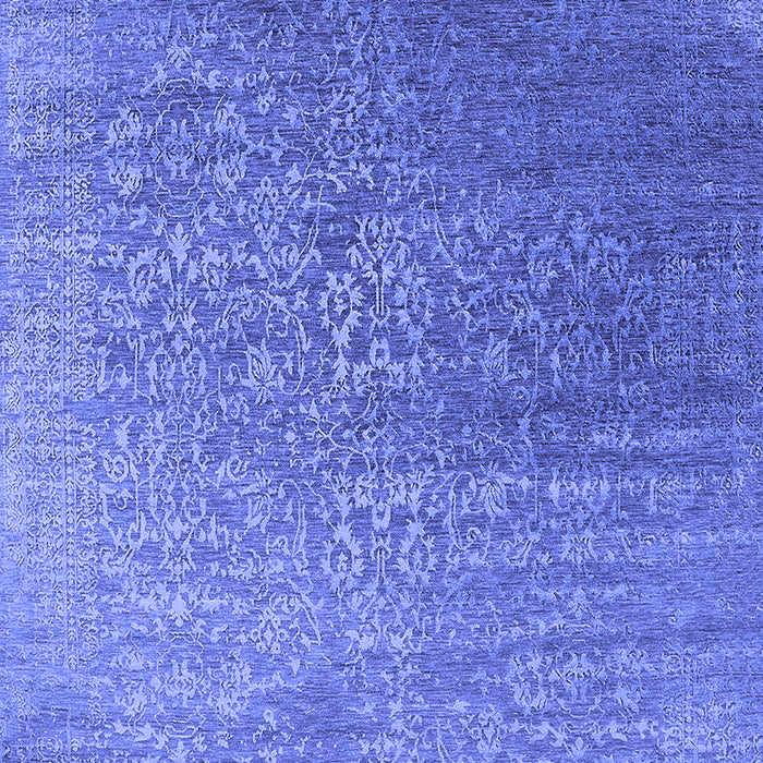 Oriental Blue Industrial Rug, urb2749blu