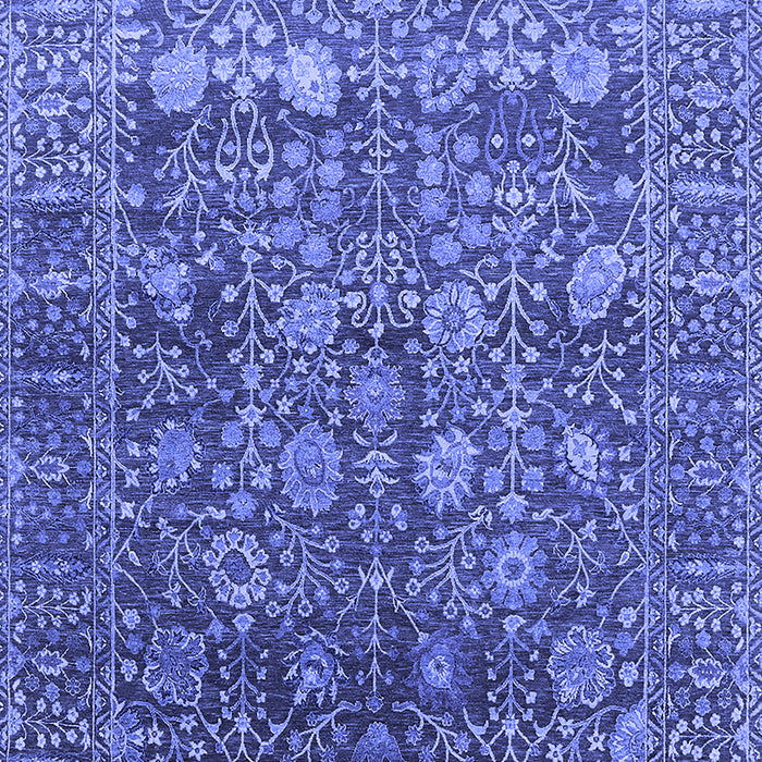 Oriental Blue Industrial Rug, urb2750blu