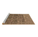 Sideview of Machine Washable Oriental Brown Industrial Rug, wshurb2750brn