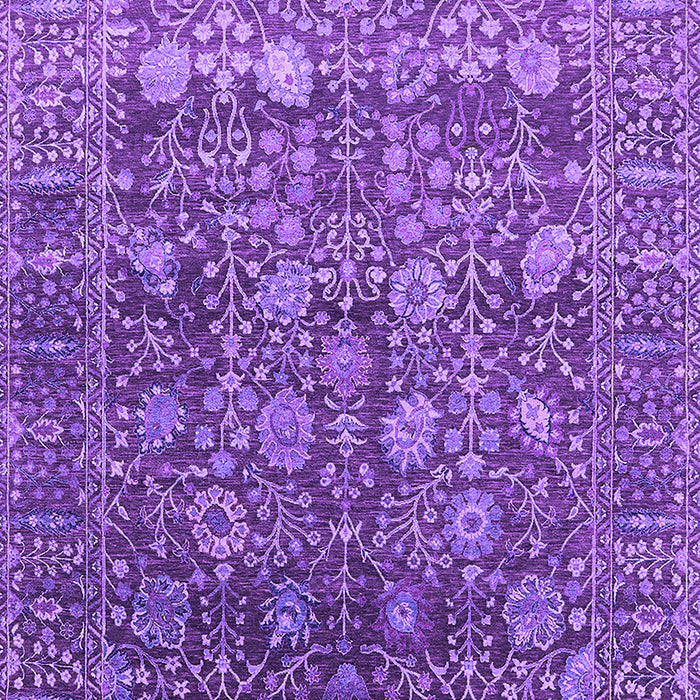 Machine Washable Oriental Purple Industrial Area Rugs, wshurb2750pur