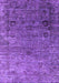 Machine Washable Oriental Purple Industrial Area Rugs, wshurb2751pur