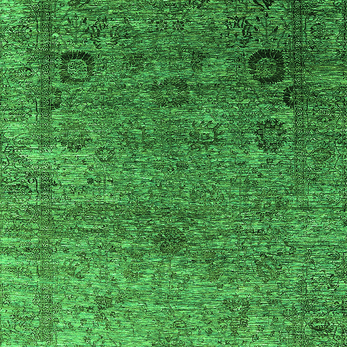 Oriental Green Industrial Rug, urb2751grn