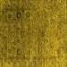 Square Oriental Yellow Industrial Rug, urb2751yw