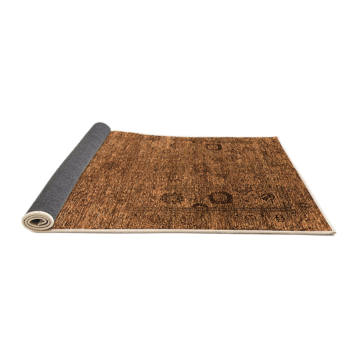 Sideview of Oriental Orange Industrial Rug, urb2751org