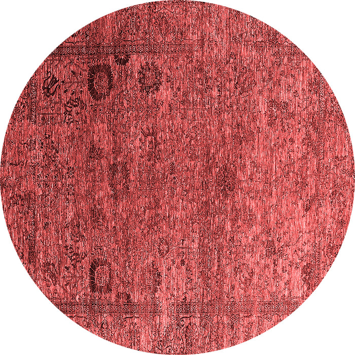 Machine Washable Oriental Red Industrial Rug, wshurb2751red