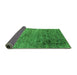 Sideview of Oriental Green Industrial Rug, urb2751grn