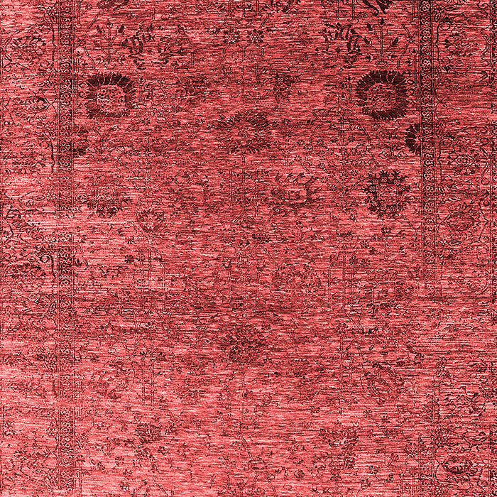 Machine Washable Oriental Red Industrial Rug, wshurb2751red