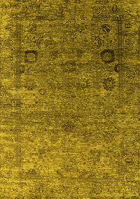 Oriental Yellow Industrial Rug, urb2751yw