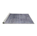 Sideview of Machine Washable Industrial Modern Grape Purple Rug, wshurb2752