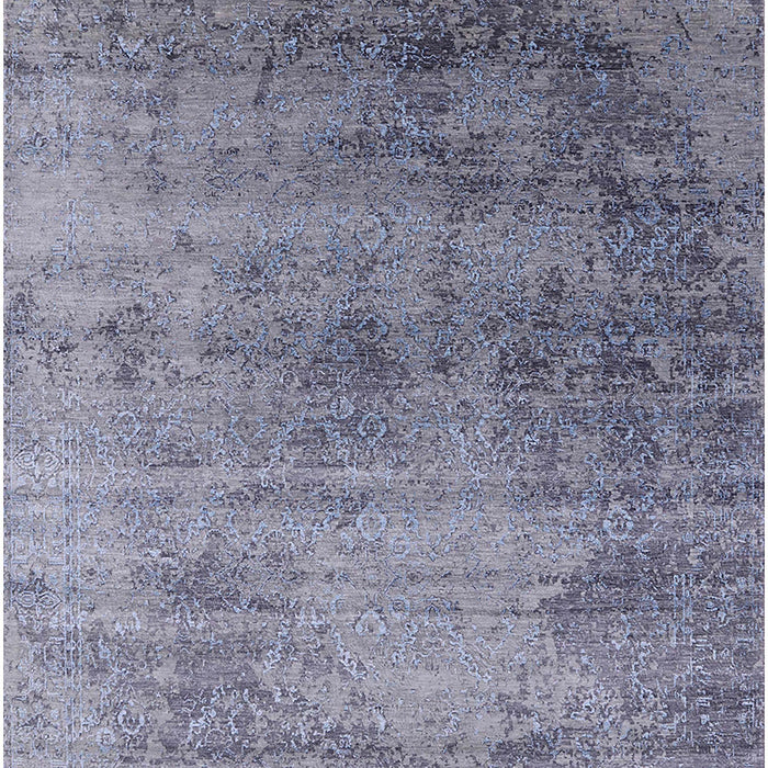 Mid-Century Modern Purple Oriental Rug, urb2752