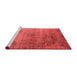 Industrial Red Washable Rugs