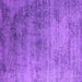 Square Oriental Purple Industrial Rug, urb2752pur