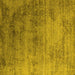 Square Oriental Yellow Industrial Rug, urb2752yw