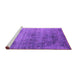 Sideview of Machine Washable Oriental Purple Industrial Area Rugs, wshurb2752pur