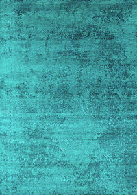 Oriental Turquoise Industrial Rug, urb2752turq