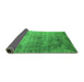 Sideview of Oriental Green Industrial Rug, urb2752grn